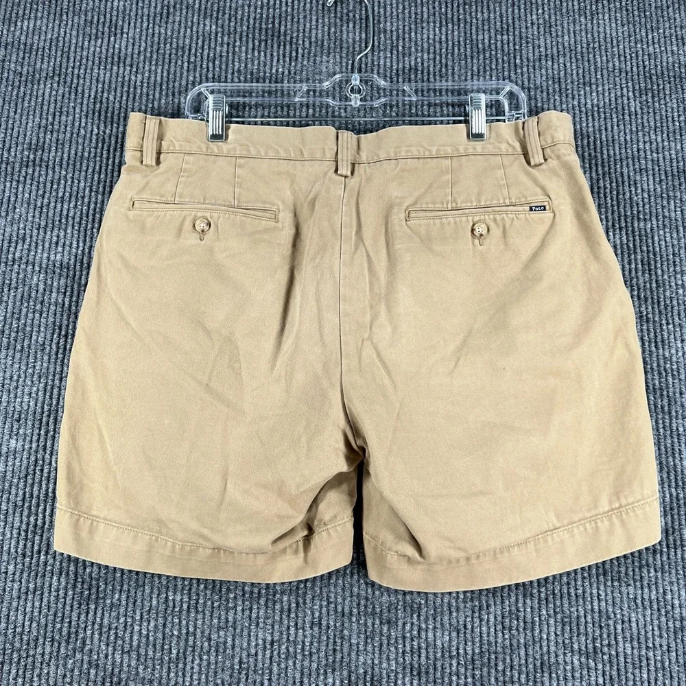 Polo Ralph Lauren Shorts Mens 35 Brown Chino Casual Outdoor Golf Comfort